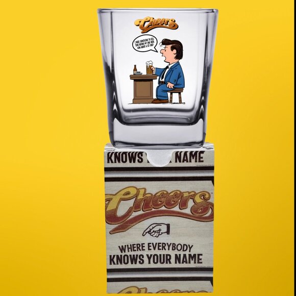 FAMOUS TV Shows/PEANUTS Character Mashup Shot Glass Set/Gift Box - Picture 13 of 16